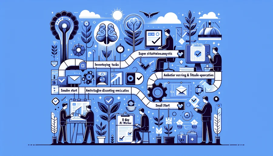 「ツールを入れたが使われない」をゼロにするAIワークフロー自動化・90日完遂ロードマップ - Conclusion Image