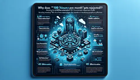 「月100時間削減」の稟議が却下される理由。経営層を動かすワークフロー自動化ROIの可視化と実践アプローチ