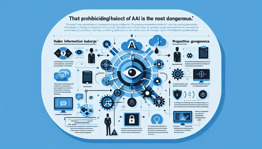 隠れAI（シャドーAI）の恐怖。「AI利用禁止」が最も危険な理由と情報漏洩対策の最適解