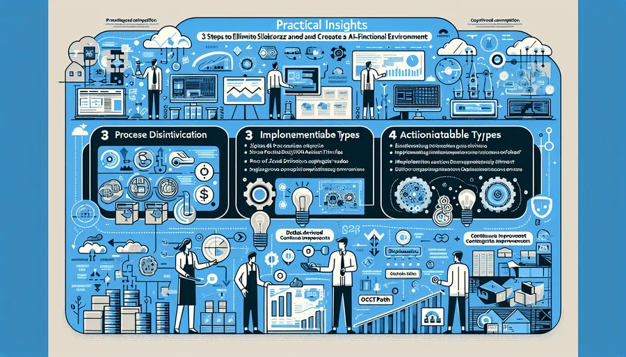 実践への示唆：属人化を排除し、AIが機能する土壌を作る3ステップ - Section Image 3