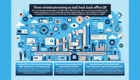 ツール導入で現場が疲弊？バックオフィスDXの成功を阻む3つの誤解とアナログ脱却の本質的アプローチ