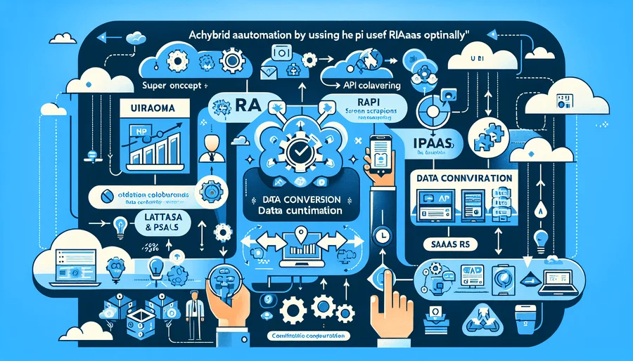 このチュートリアルのゴール：RPAとiPaaSを最適に使い分ける「ハイブリッド自動化」の実現 - Section Image