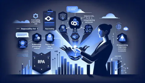 自動化の加速が招く責任の空白を塞ぐ。RPAの法的リスクを回避し内部統制を強化する3層ガバナンス構築法