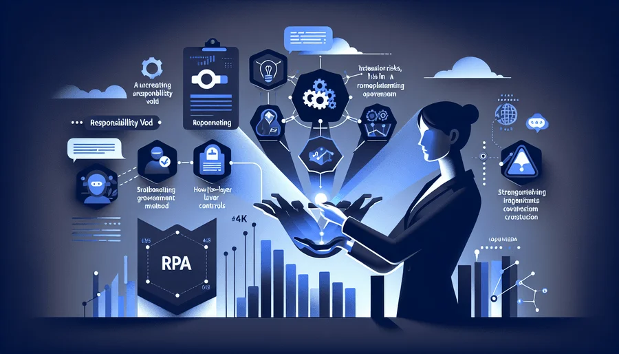 自動化の加速が招く責任の空白を塞ぐ。RPAの法的リスクを回避し内部統制を強化する3層ガバナンス構築法