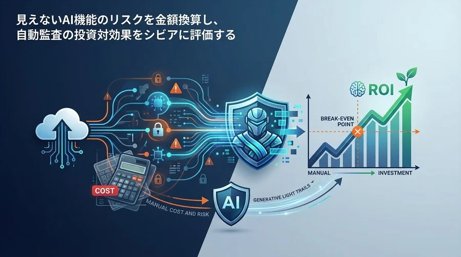 SaaSの「隠れAI」監査は投資かコストか？経営層を納得させるROI算出と自動化の損益分岐点