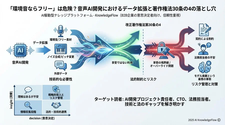 改正著作権法第30条の4の「享受」とデータ拡張の境界線 - Section Image