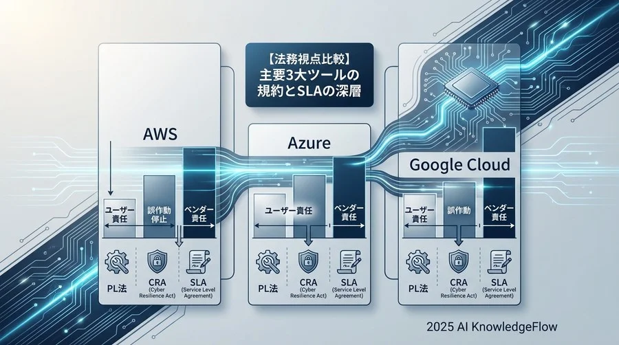 【法務視点比較】主要3大ツールの規約とSLAの深層 - Section Image