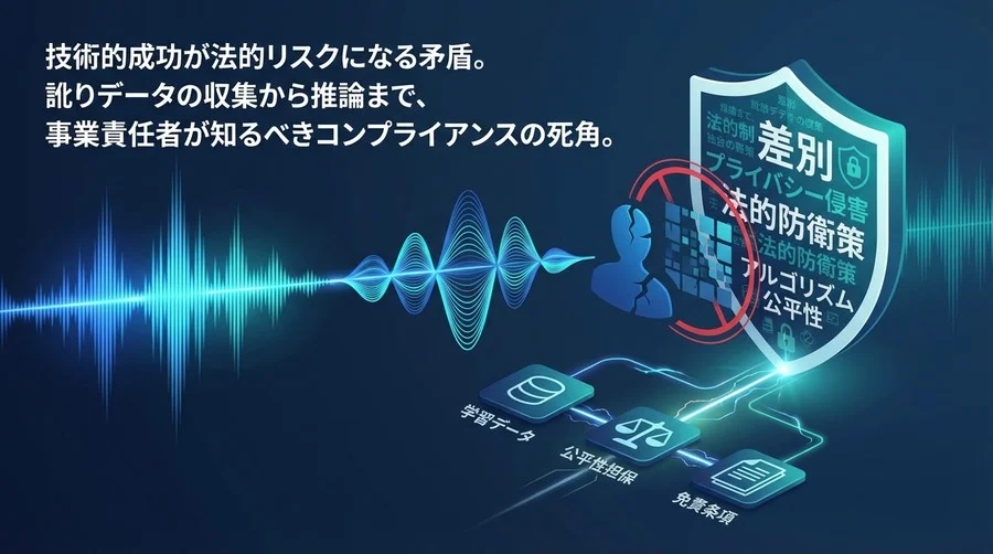 訛りに強い音声認識AIの落とし穴：技術的成功が「差別」と認定されるリスクと法的防衛策