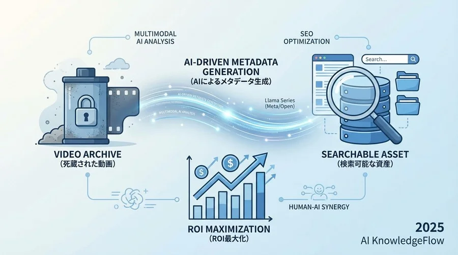 動画を「読む」AIのメカニズム：マルチモーダル解析による構造化 - Section Image