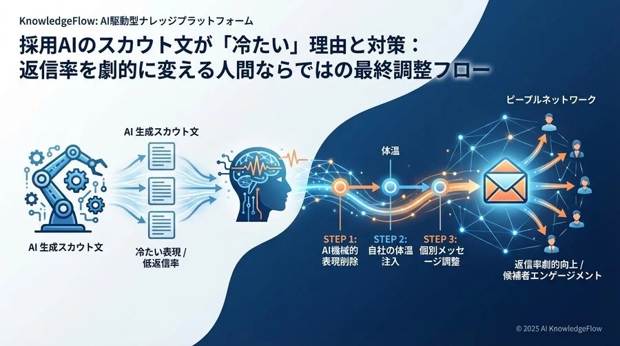 Step 1：AI出力の「機械的ノイズ」除去フロー - Section Image