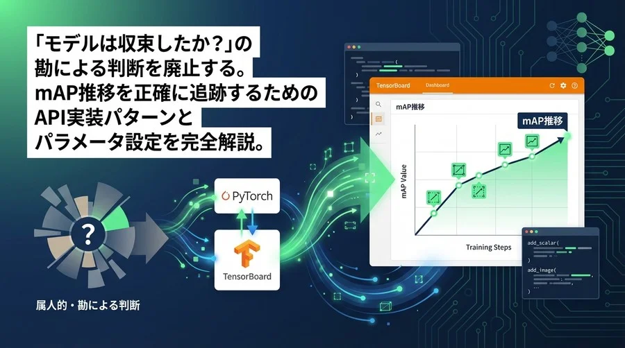TensorBoardを用いた物体検知AIのmAP推移可視化術：PyTorchによる実装と標準化手法