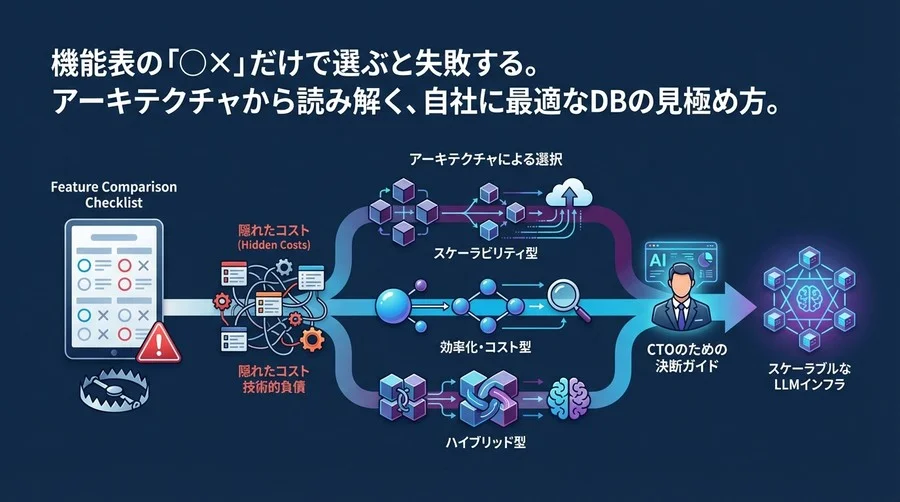 ベクトルDB選定の「機能比較」は罠だ。Pinecone・Milvus・Weaviateのアーキテクチャから読み解くCTOのための決断ガイド