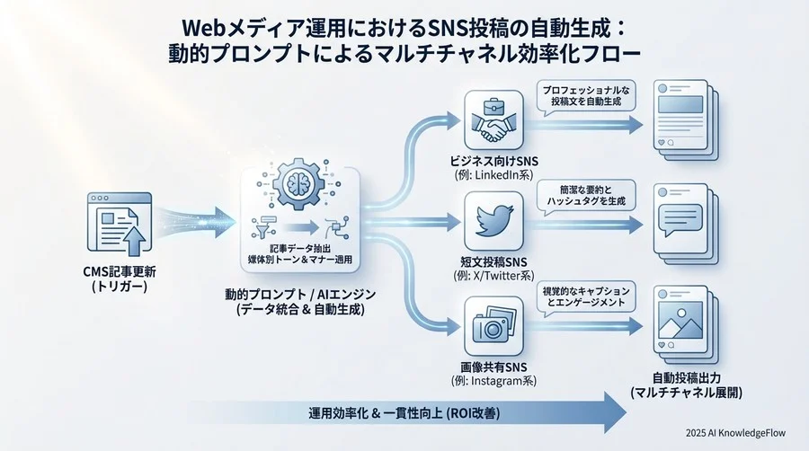 実証事例2：Webメディア運用におけるSNS投稿の自動生成 - Section Image 3