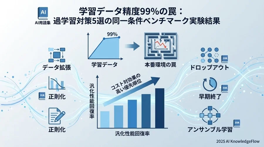 なぜAIは「暗記」してしまうのか？過学習がプロジェクトに与える定量的リスク - Section Image