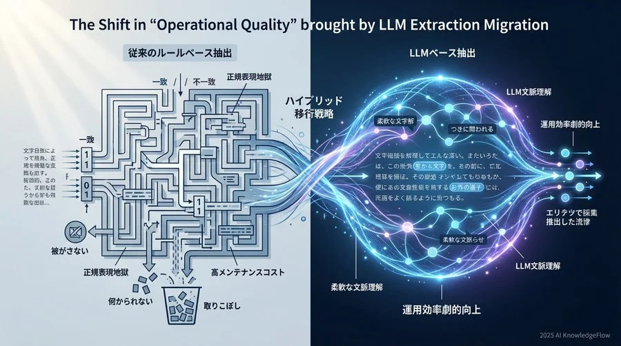 LLM抽出への移行がもたらす「運用の質」の変化 - Section Image
