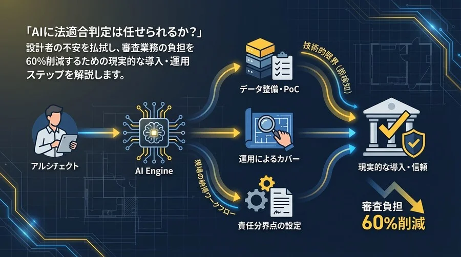 AIに法適合判定は任せられるか？避難経路チェックの自動化における「落とし穴」と現実解