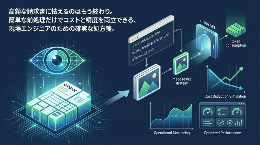 Vision APIの請求額に怯える夜は終わり。Python数行で実装する「トークン節約」の確実な処方箋