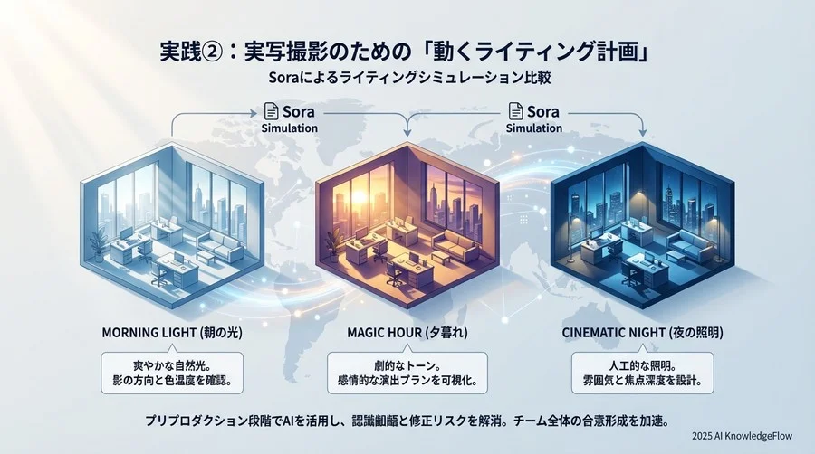 実践②：実写撮影のための「動くライティング計画」 - Section Image