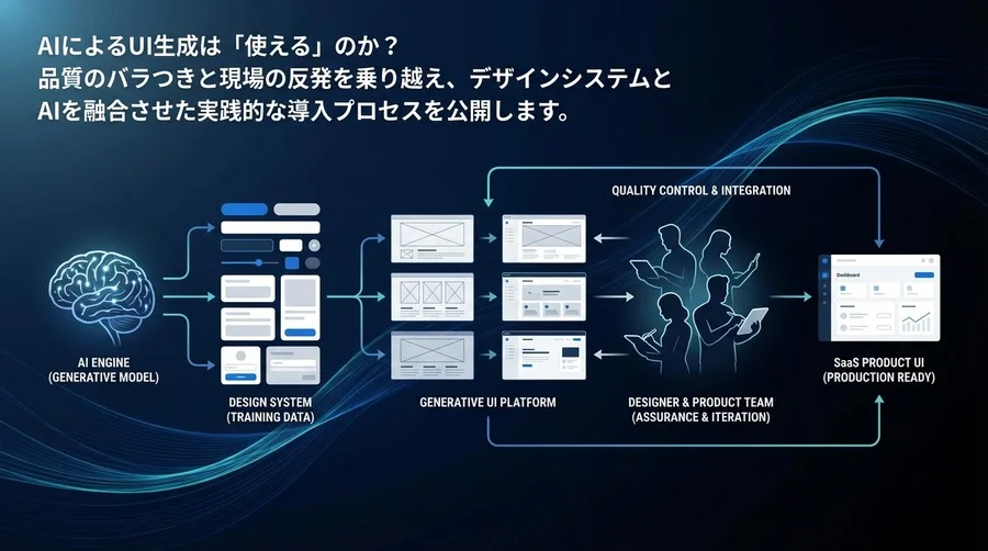AIによるUI自動生成は「使える」のか？デザインシステムと統合したSaaS開発現場の現実解