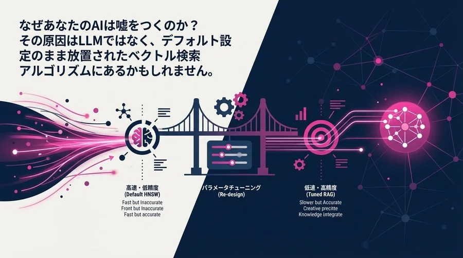 RAG精度向上の鍵は「速度を捨てる」こと？ChromaとHNSWの再設計論