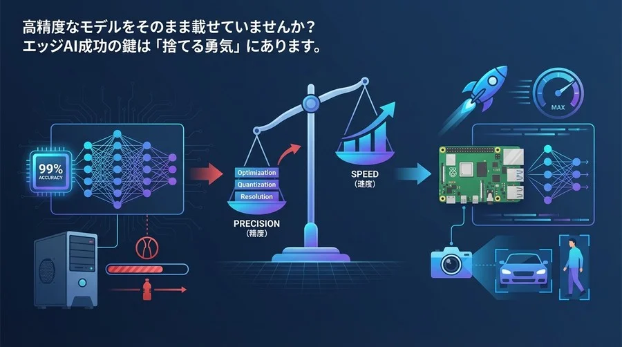 Raspberry Piで動く物体検出：99%の精度を捨てて速度を得る軽量化設計論