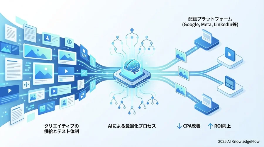 診断領域②：クリエイティブの供給とテスト体制 - Section Image
