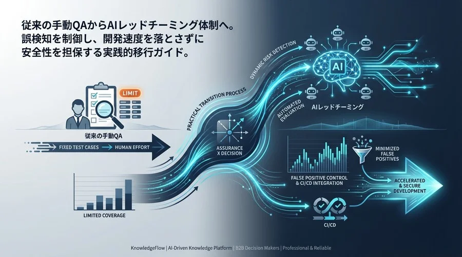 手動QAの限界を超える：AIレッドチーミング導入による誤検知制御と自動化への実践的移行プロセス