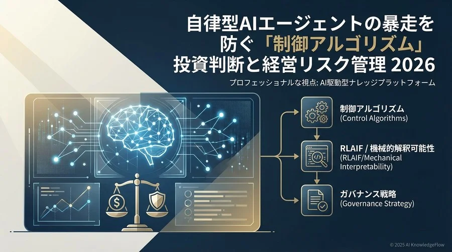 制御技術のパラダイムシフト：人間フィードバックの限界と次世代アルゴリズム - Section Image
