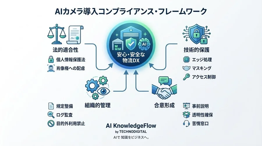 ダークストアのAIカメラ導入：効率化が「監視」と批判されないための法規制と倫理の完全チェックポイント - Conclusion Image