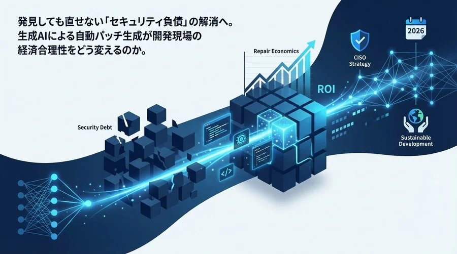 セキュリティ負債の自動解消：AIによる脆弱性修正がもたらす「修復の経済学」と2026年のCISO戦略