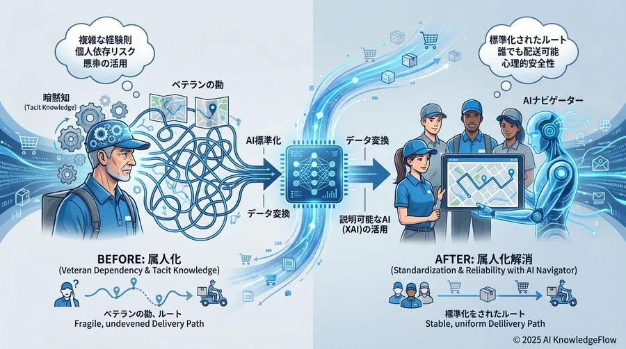 1. ベテラン不在でも回る「属人化解消」の安堵感 - Section Image