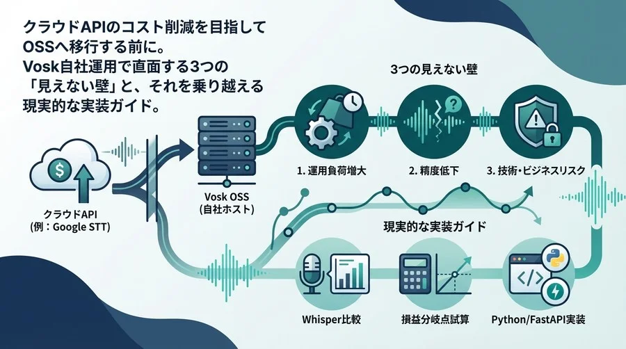 Vosk自社運用の見えないリスクと実装方法