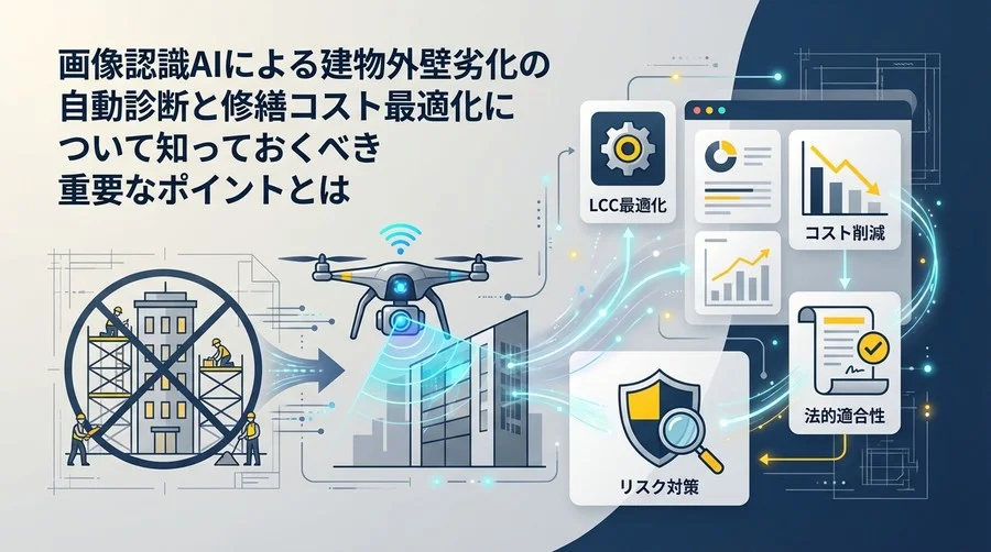外壁劣化診断のAI導入：コスト削減の物理的根拠と法的適合性の真実