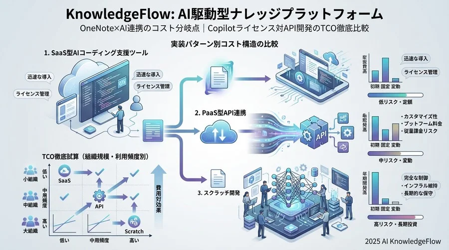 実装パターン別コスト構造の比較 - Section Image