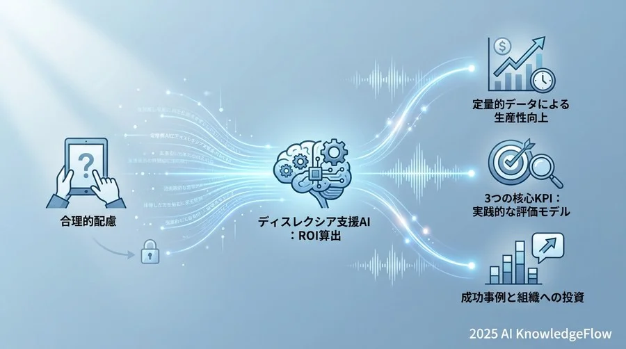 ディスレクシア支援AI導入における3つの核心KPI - Section Image