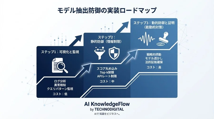 知識蒸留攻撃からAIモデルを守る：精度を犠牲にしない防御アーキテクチャ設計論 - Conclusion Image