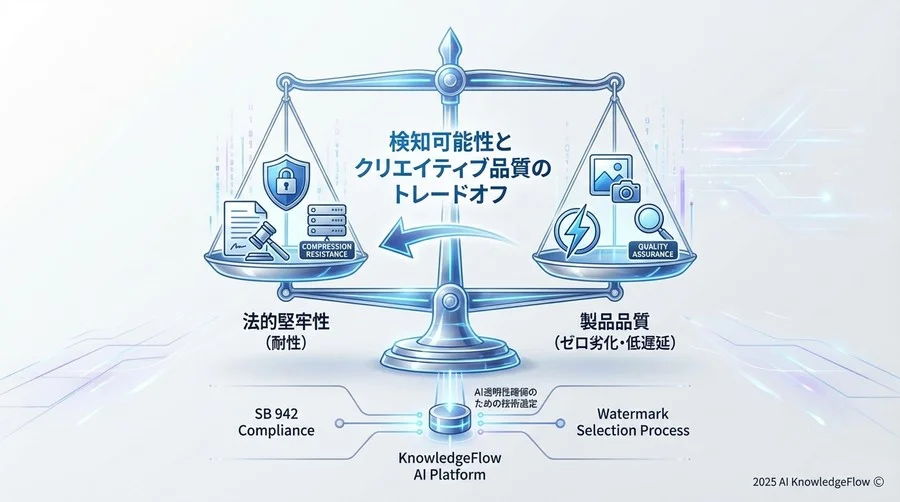 【課題定義】「検知可能性」と「クリエイティブ品質」のトレードオフ - Section Image
