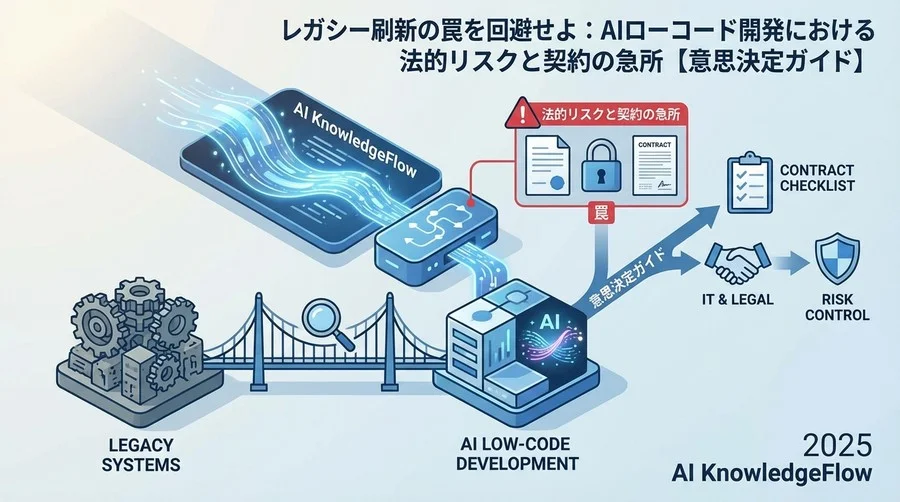 AIローコード刷新が招く新たな「法的技術的負債」とは - Section Image