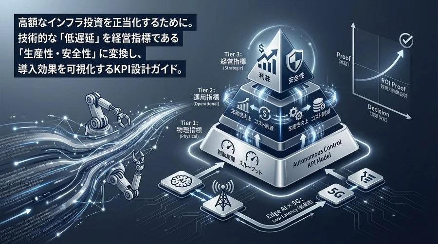 エッジAI×5G投資の正当化：低遅延を「利益」に換算する自律制御KPI設計ガイド