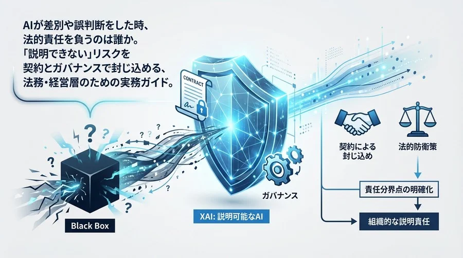 AIの「説明できない」リスクを契約で封じる：法務視点で解くXAIとガバナンスの実務