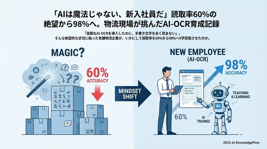 事例概要：中堅物流企業が直面した「AI-OCR導入の壁」 - Section Image