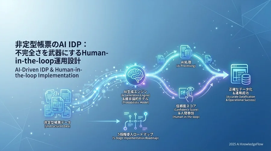 精度100%の幻想を捨てる：Human-in-the-loop（人間参加型）運用設計 - Section Image