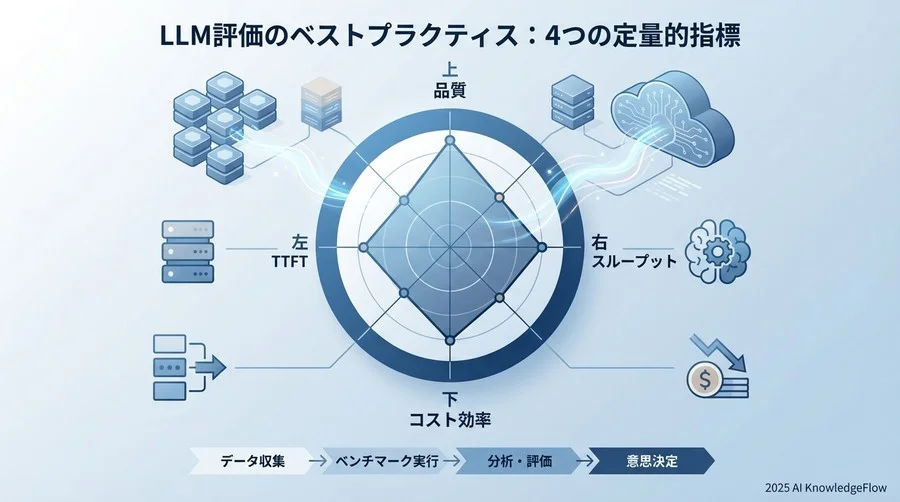LLM評価のベストプラクティス：4つの定量的指標 - Section Image