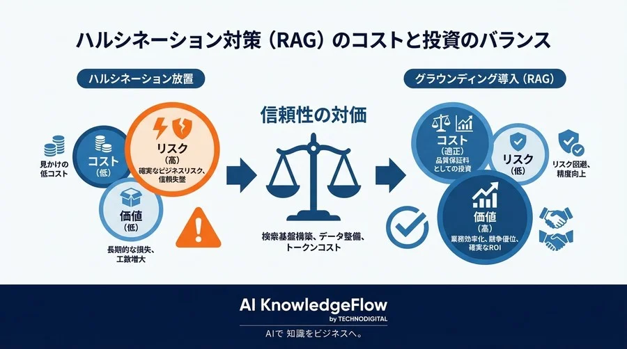 ハルシネーション対策はコストか投資か。RAGのTCOとROIを徹底分解 - Conclusion Image