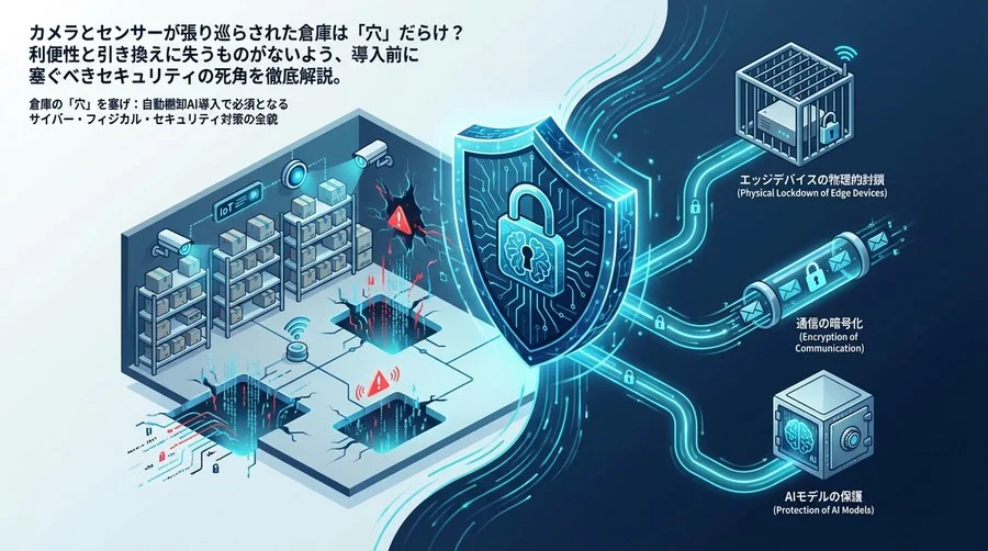 倉庫の「穴」を塞げ：自動棚卸AI導入で必須となるサイバー・フィジカル・セキュリティ対策の全貌