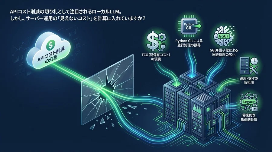 llama-cpp-pythonでのサーバー構築：APIコスト削減の幻想と5つの隠れたリスク