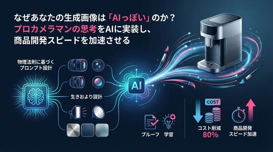 DALL-Eの最新版で商品開発を変革する：物理法則に基づくフォトリアル・プロンプト設計術とコスト削減効果