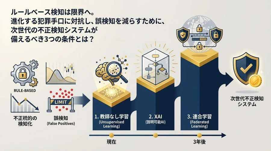 不正送金検知の限界突破：3年後を見据えたAI異常検知システムの設計思想と実装戦略