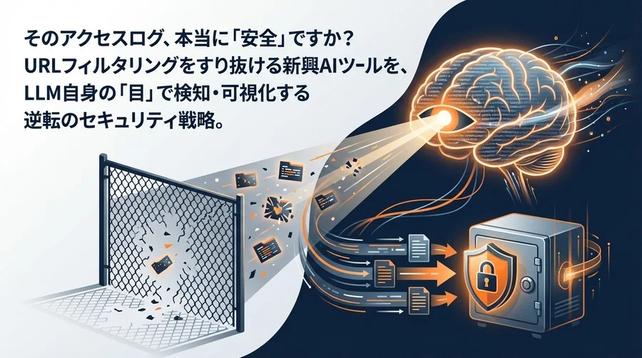 URLフィルタリングはもう限界。シャドーAIをLLMの「文脈理解」で可視化する次世代セキュリティ戦略