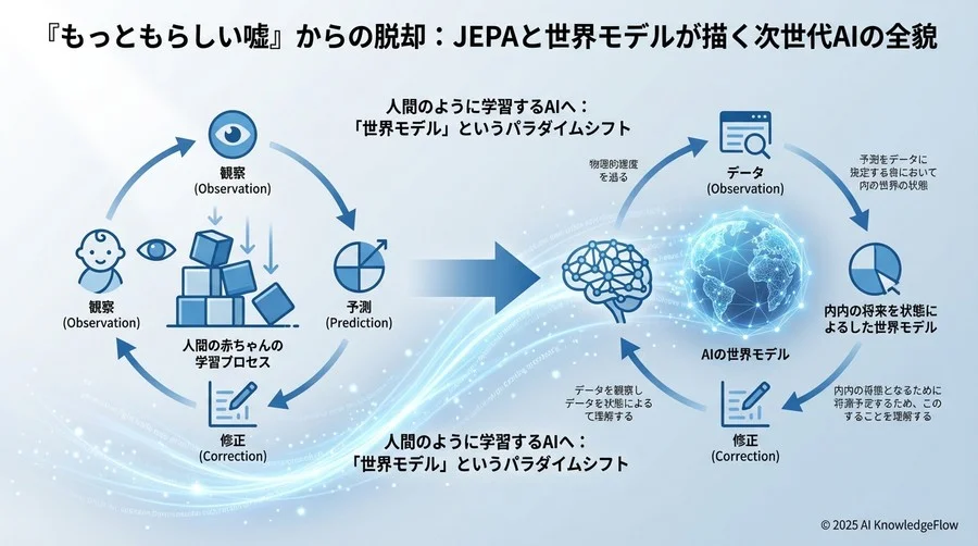 人間のように学習するAIへ：「世界モデル」というパラダイムシフト - Section Image